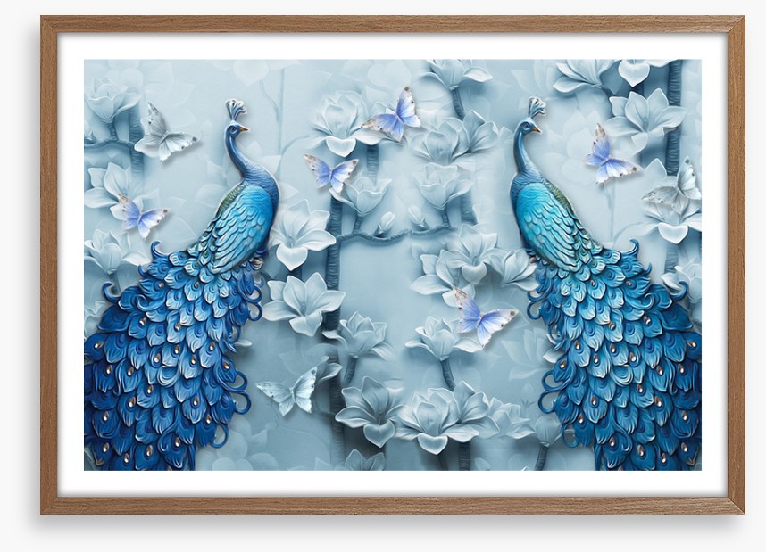 Blue plumes