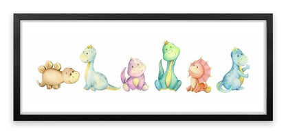Six little dinosaurs