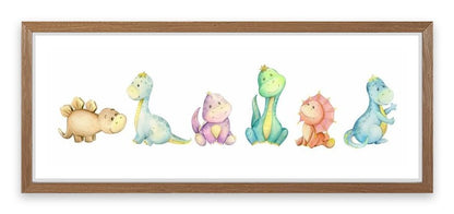 Six little dinosaurs
