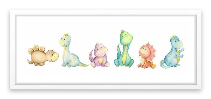 Six little dinosaurs