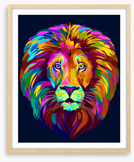Neon lion