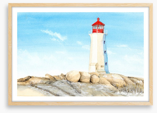Lighthouse on the rocks