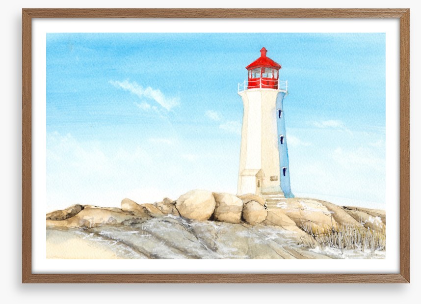 Lighthouse on the rocks