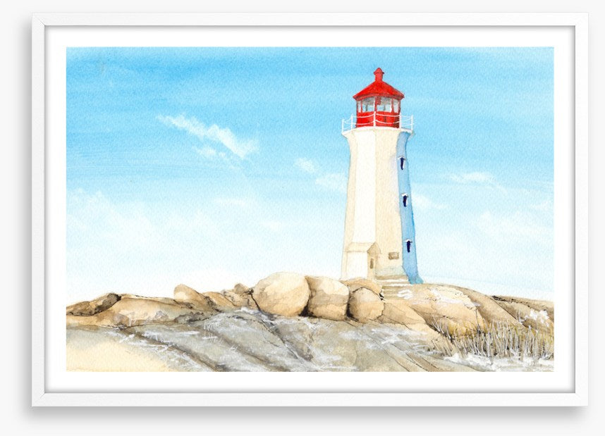 Lighthouse on the rocks