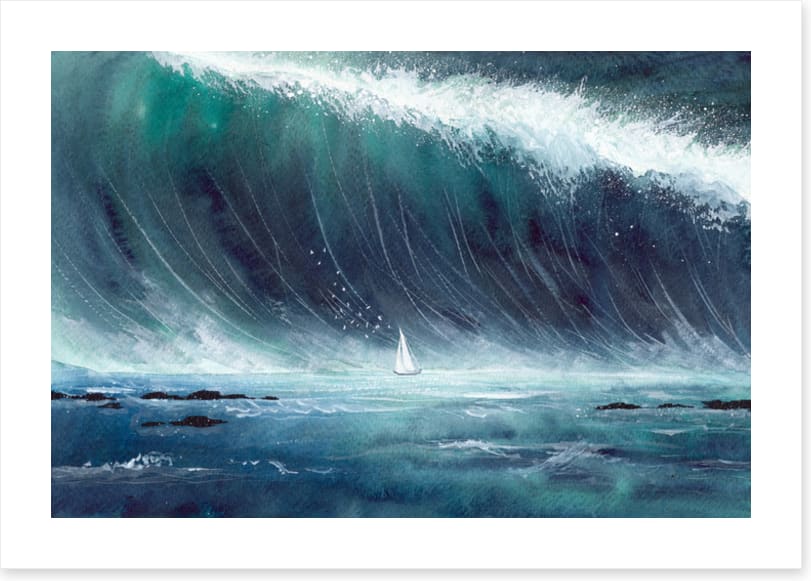 Racing the wave