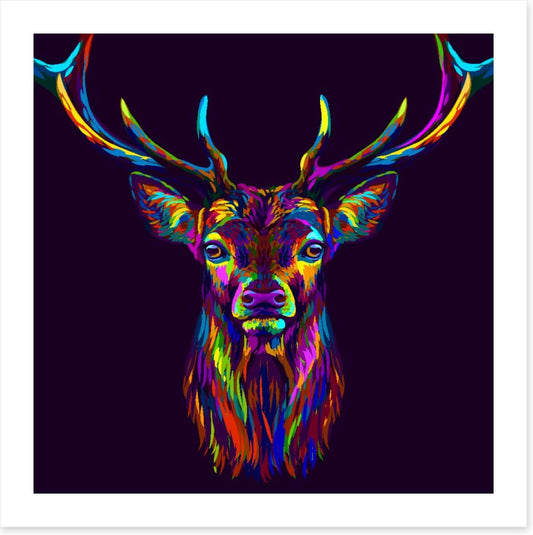 Neon deer