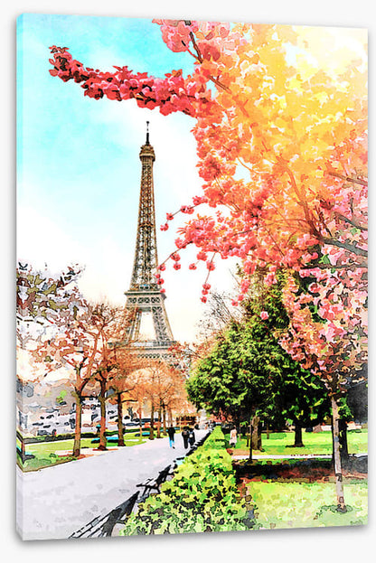 Eiffel Tower sunlight