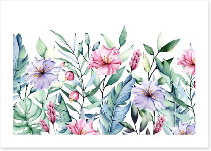 First come the flowers