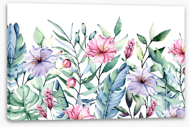 First come the flowers