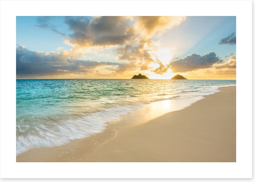 Lanikai beach sunrise