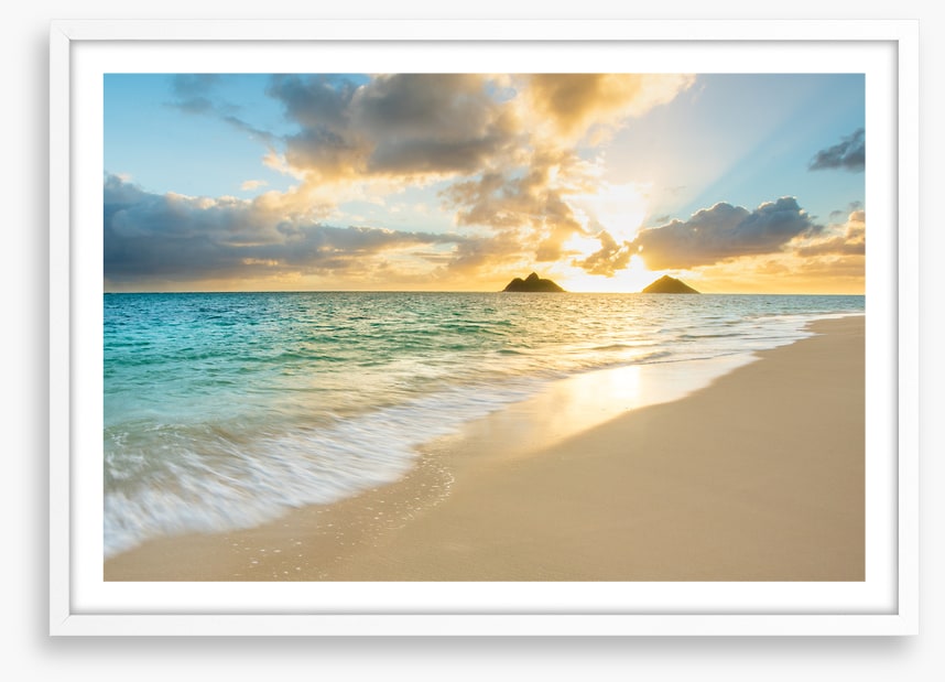 Lanikai beach sunrise
