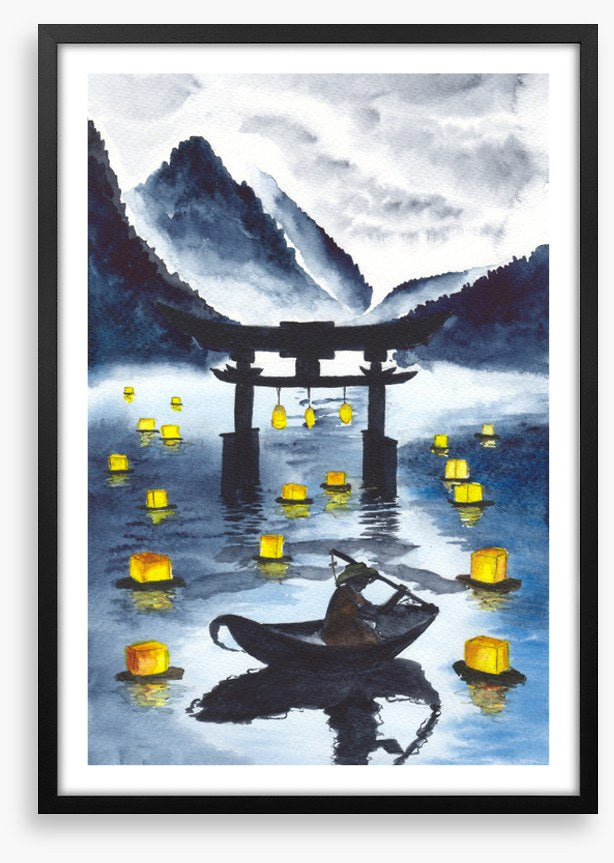 Lanterns on the lake