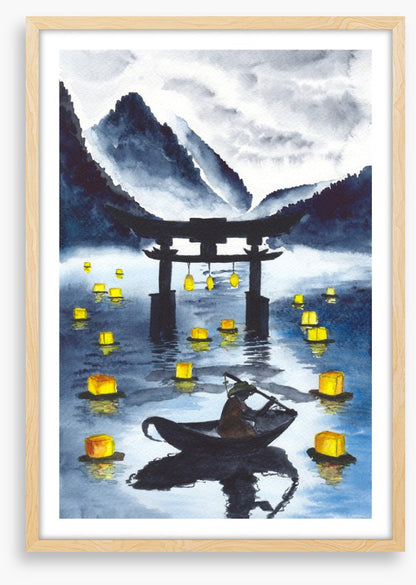 Lanterns on the lake