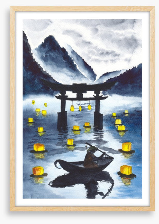 Lanterns on the lake