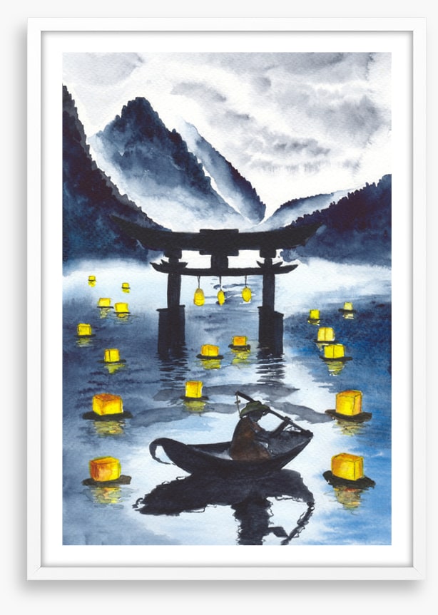 Lanterns on the lake