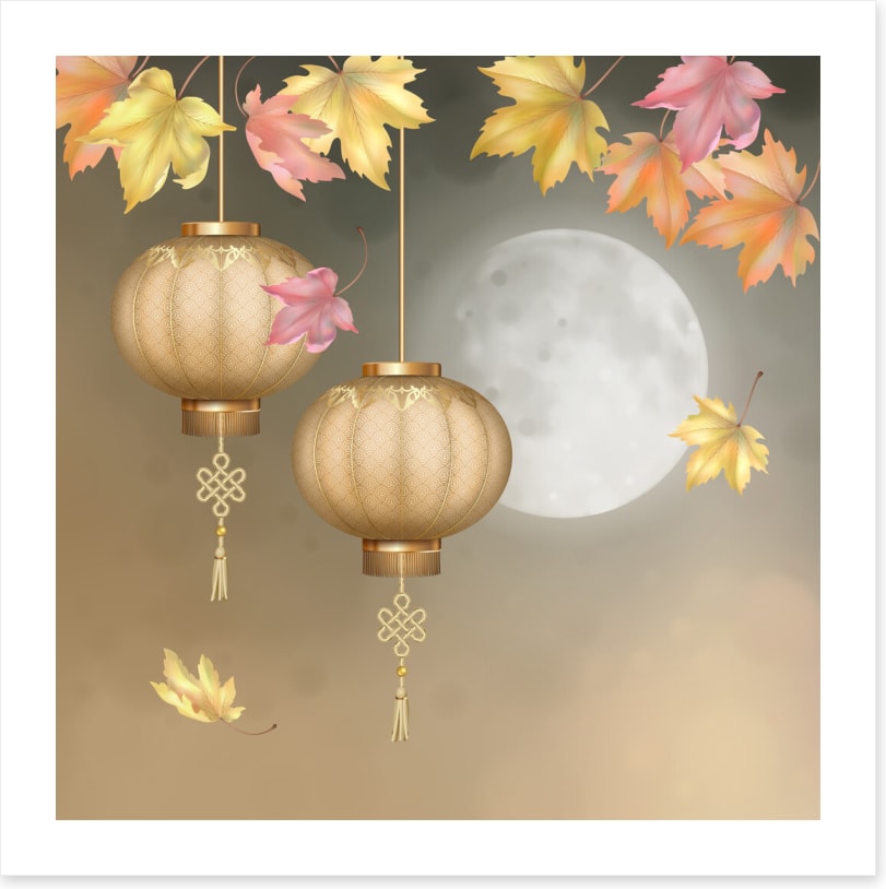 Paper lantern fall