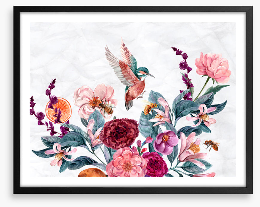 Bees and bird