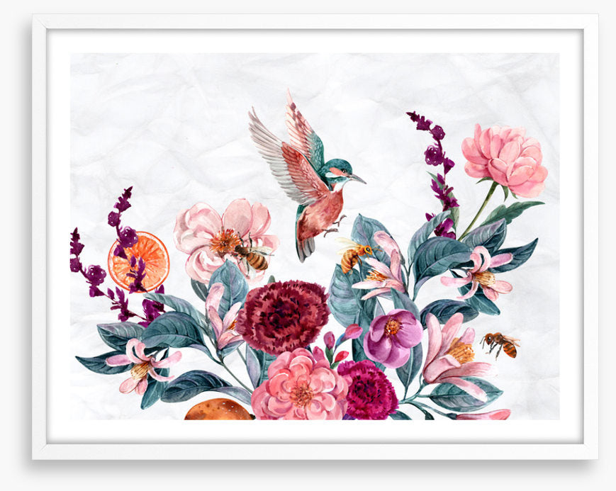 Bees and bird