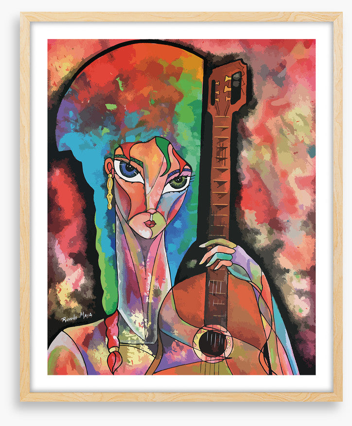 Girl with the guitar
