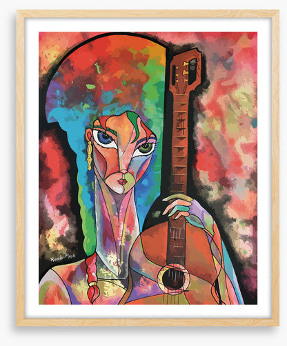 Girl with the guitar