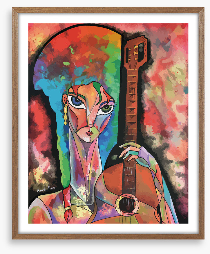 Girl with the guitar