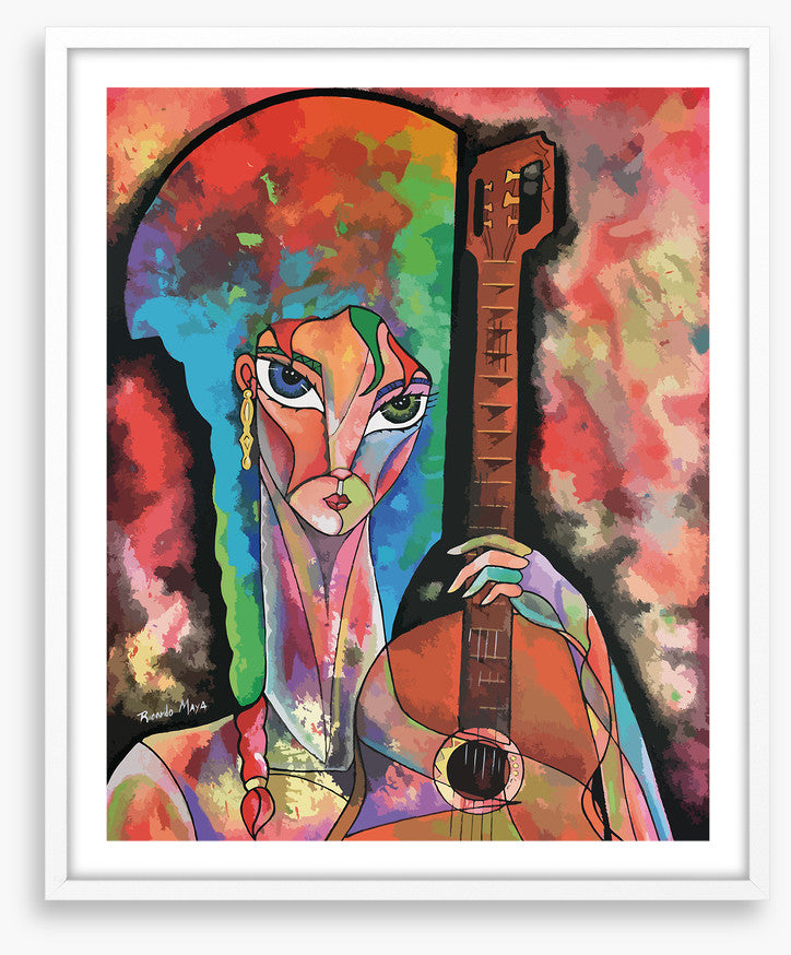 Girl with the guitar