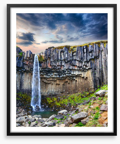 Over the basalt