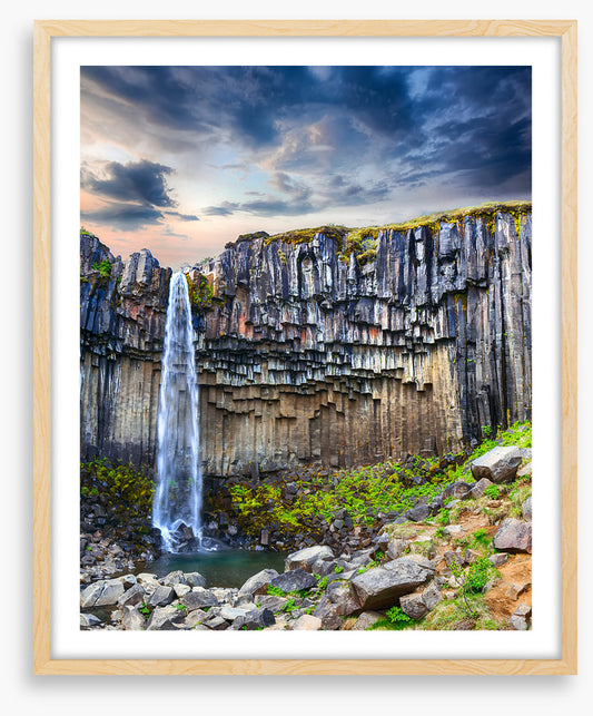 Over the basalt
