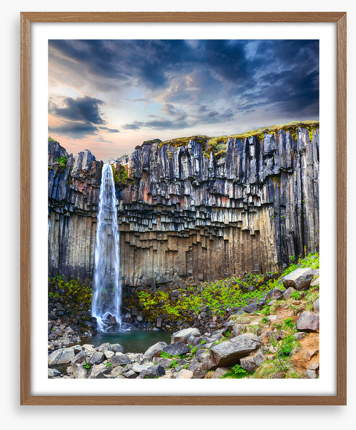 Over the basalt