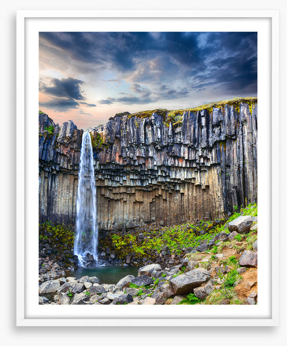 Over the basalt