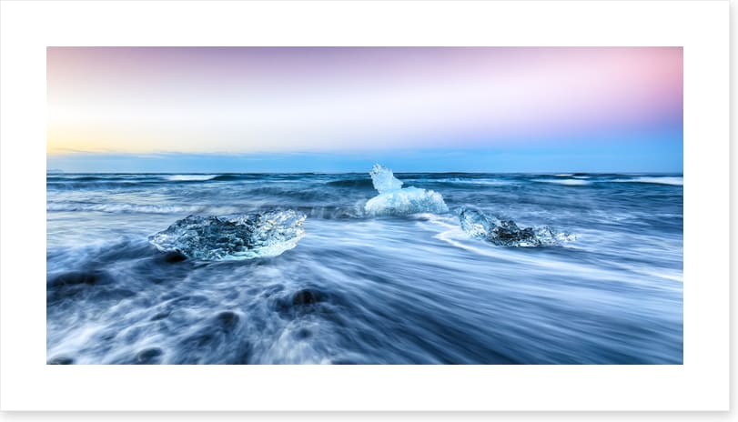 Diamond Beach icebergs