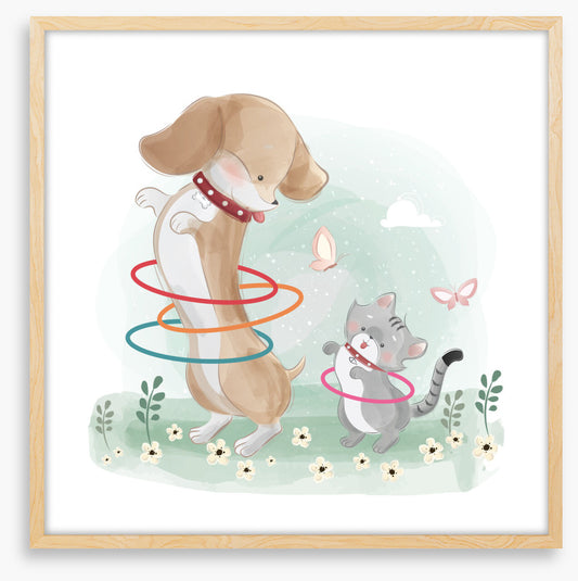 Hula hoop friends