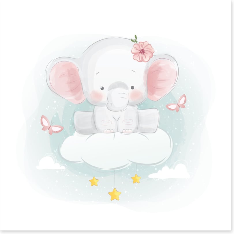 White elephant cloud