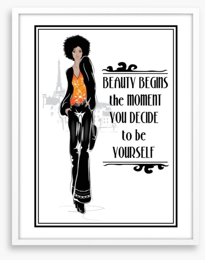 To be yourself