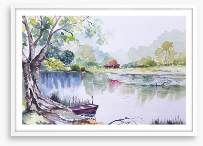 By the riverbank