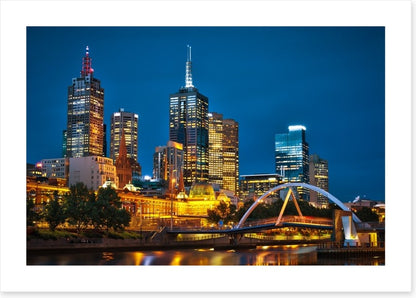 Melbourne City and Yarra River