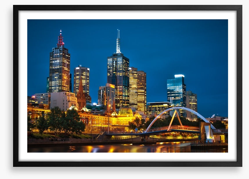 Melbourne City and Yarra River