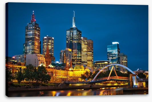 Melbourne City and Yarra River