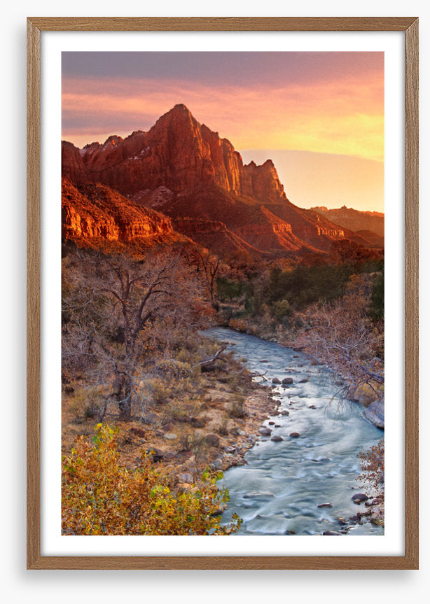 Virgin River sunset