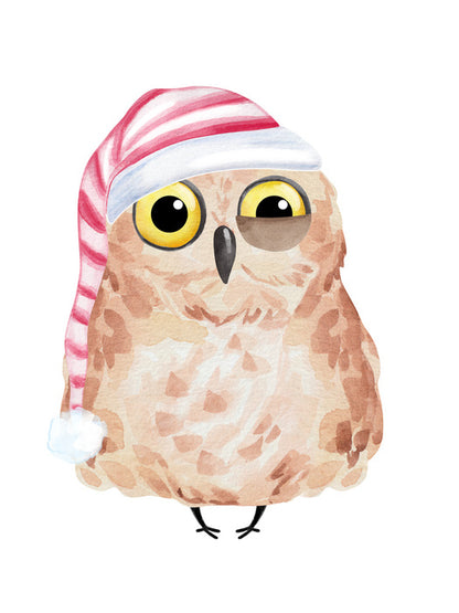 Sleepyhead owl