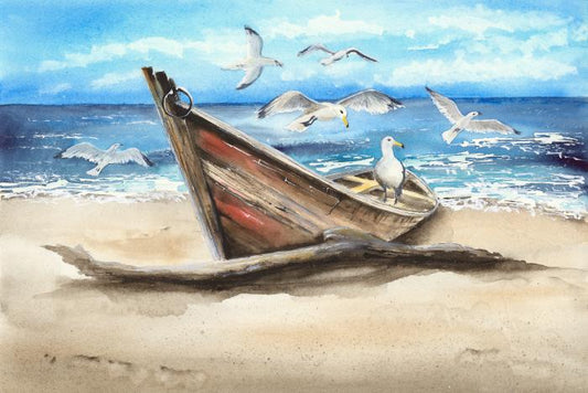 Beached with the birds