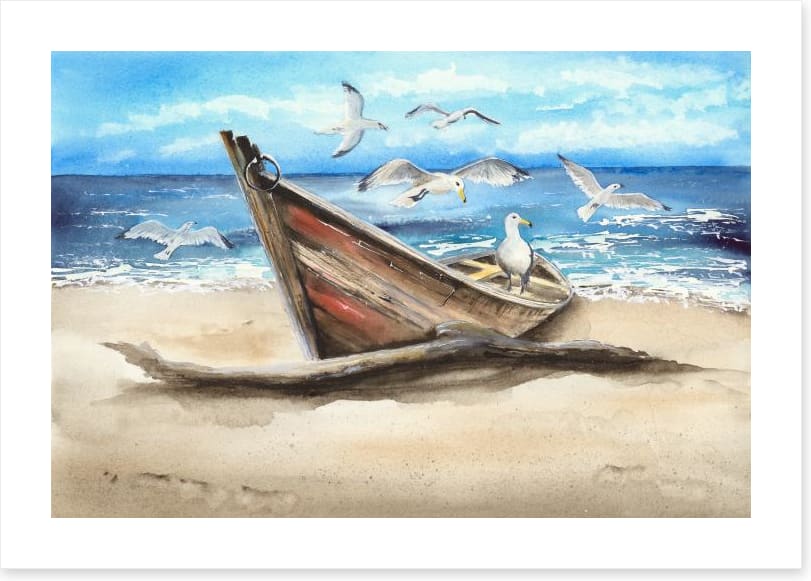 Beached with the birds