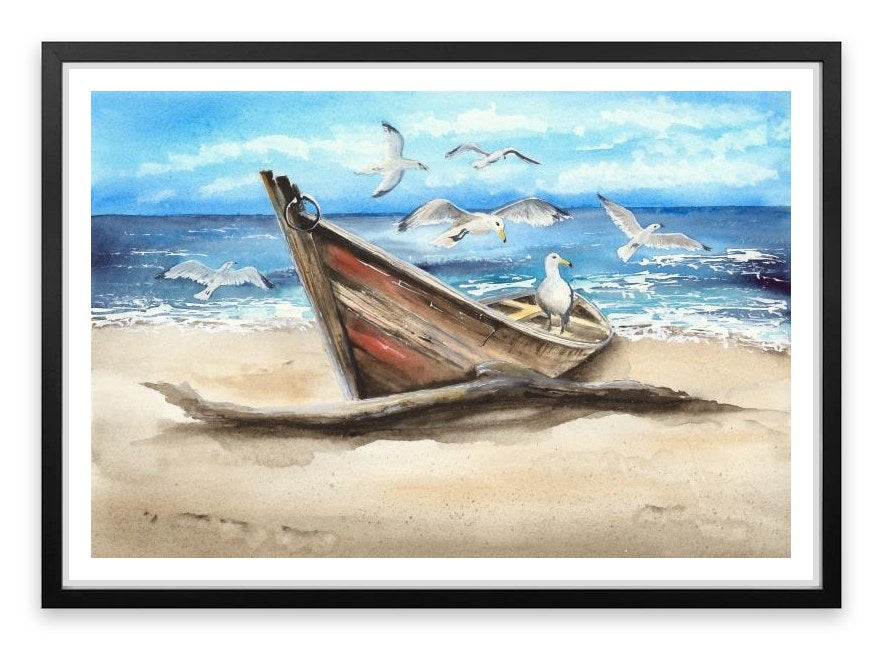 Beached with the birds
