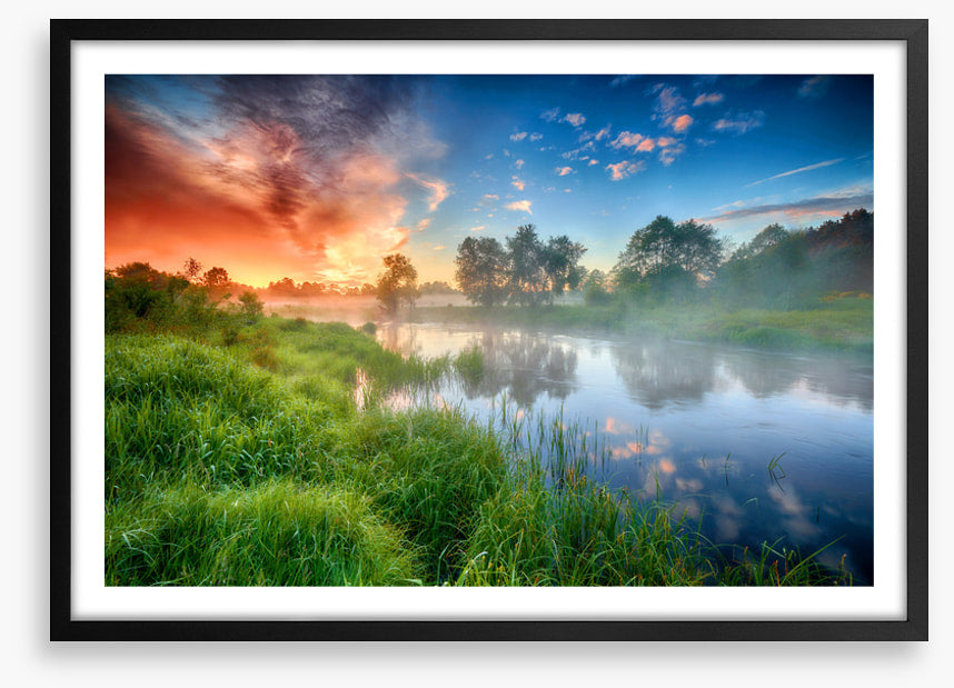 Riverbank reflections