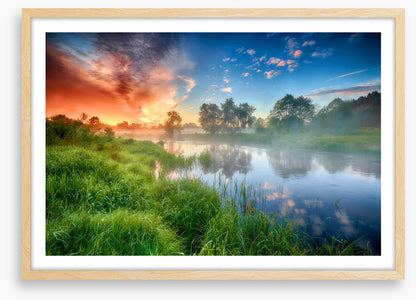 Riverbank reflections