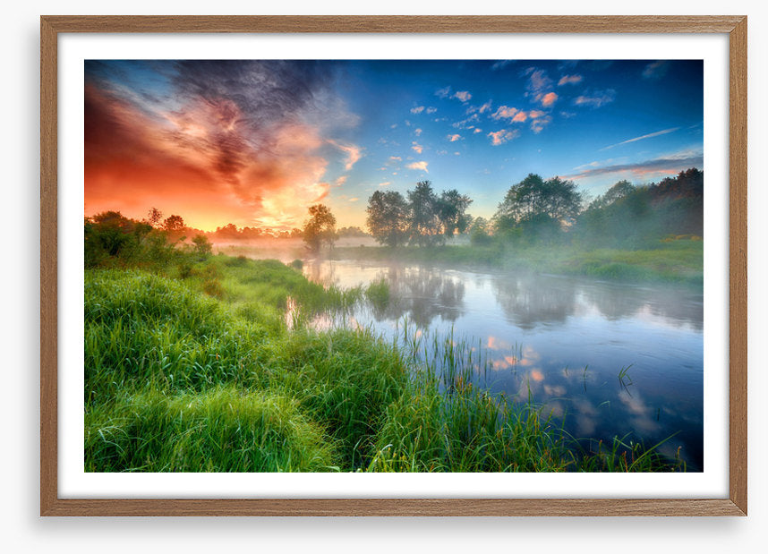 Riverbank reflections