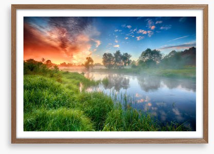 Riverbank reflections