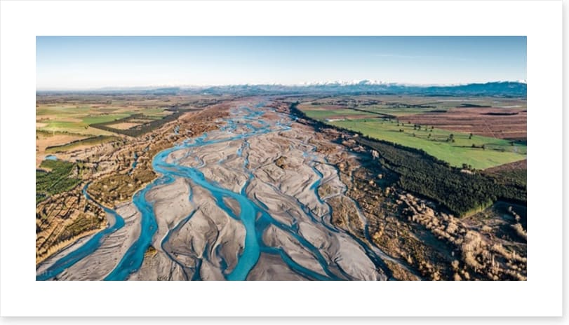 Braided river panorama