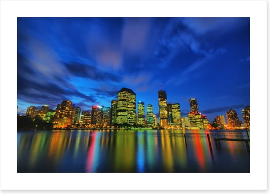 Brisbane skyline shimmer