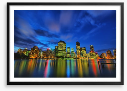 Brisbane skyline shimmer